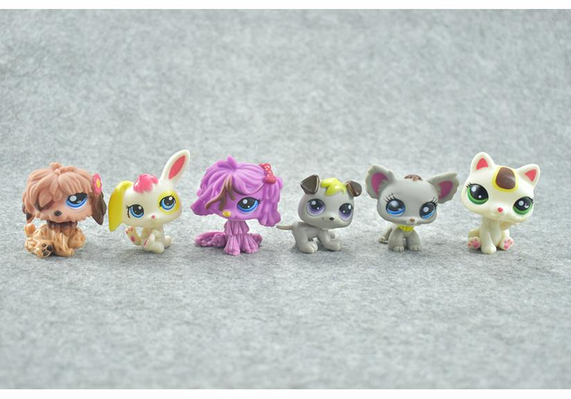 Ensemble de Figurines d'Animaux Miniature Littlest - 24 Ornements d'Animaux de Compagnie