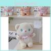 Adorable Mignon Ours Peluche Porte-clés Pelucheux Animal en Peluche Charme Sac Poupée