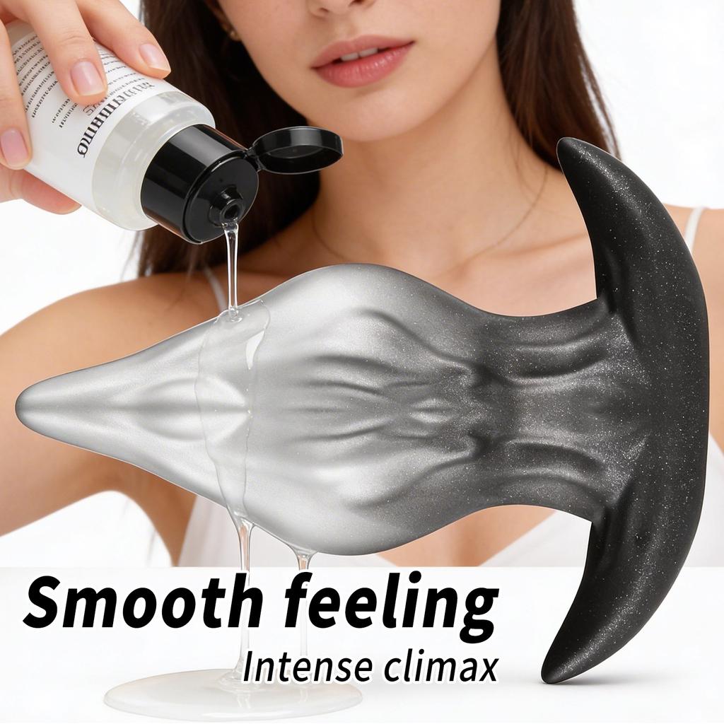 New Unique-Shaped Anal Plug – Large-Head Anal Dilator & Masturbator – Silicone Adult Sex Toy