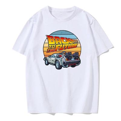 T-Shirt für Herren Zurück in die Zukunft Druck Herren Marken T-Shirts Mode T-Shirt Lässig Herrenbekleidung Oberteile Tee T-Shirt Homme Camiseta