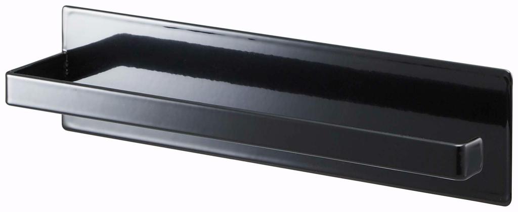 Yamazaki Tower Magnetic Kitchen Paper W6 x x Can be Installed Vertically or Kitchen Model 7128 Holder, Black, Approx. D5.2 H24.5cm, Horizontally,