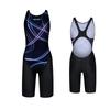 Jeteseu Women'S Aqua Dt 5-Part X-Back Indoor Swimsuit Bl Line L_9A4513