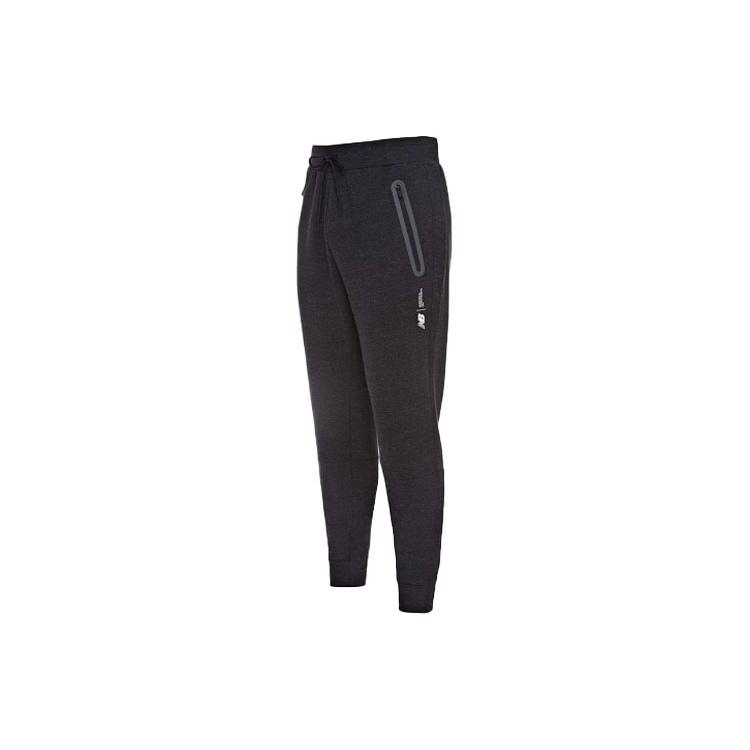 New Balance Stretch Graphic Logo Fortitech Fleece Track Pants Asia Sizing  Black  Men s MP11143-BKH M