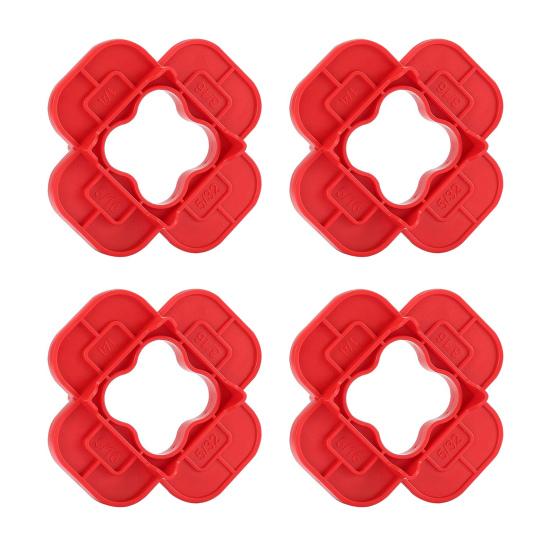 Deck Gasket 1 Spacer Tool 4-in-1 Multi-Size Floor Spacers Hardwood Floor Spacing Tool Anti-corrosive Wood Spacer Tool