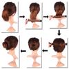 Strumenti per creare chignon per capelli Fascia per capelli Styling Parrucca sintetica Ciambelle Bud Fascia per capelli Palla Fascia per capelli per donna e ragazza