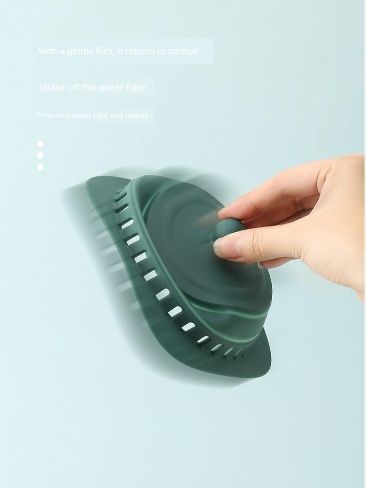 Floor Drain Deodorizer, Sewer Deodorizing Cover, Anti-Odor Device, Bathroom Toilet Anti-Insect Pipe, Anti-Odor Silicone Seal
