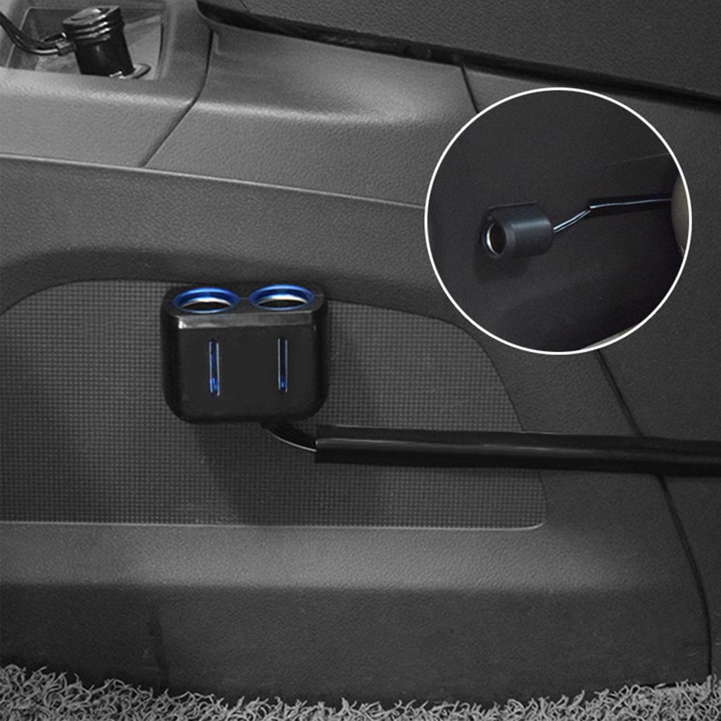 4-Piece Elastic Cable Sleeve Set  PVC Cord Protector & Organizer for Car, Truck, RV, Desk & Home Wire Management