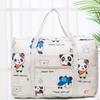 Foldable Waterproof Travel Duffle Bag Floral Print Carry On Luggage Weekender Overnight Bag for Women Men Under Seat Storage
