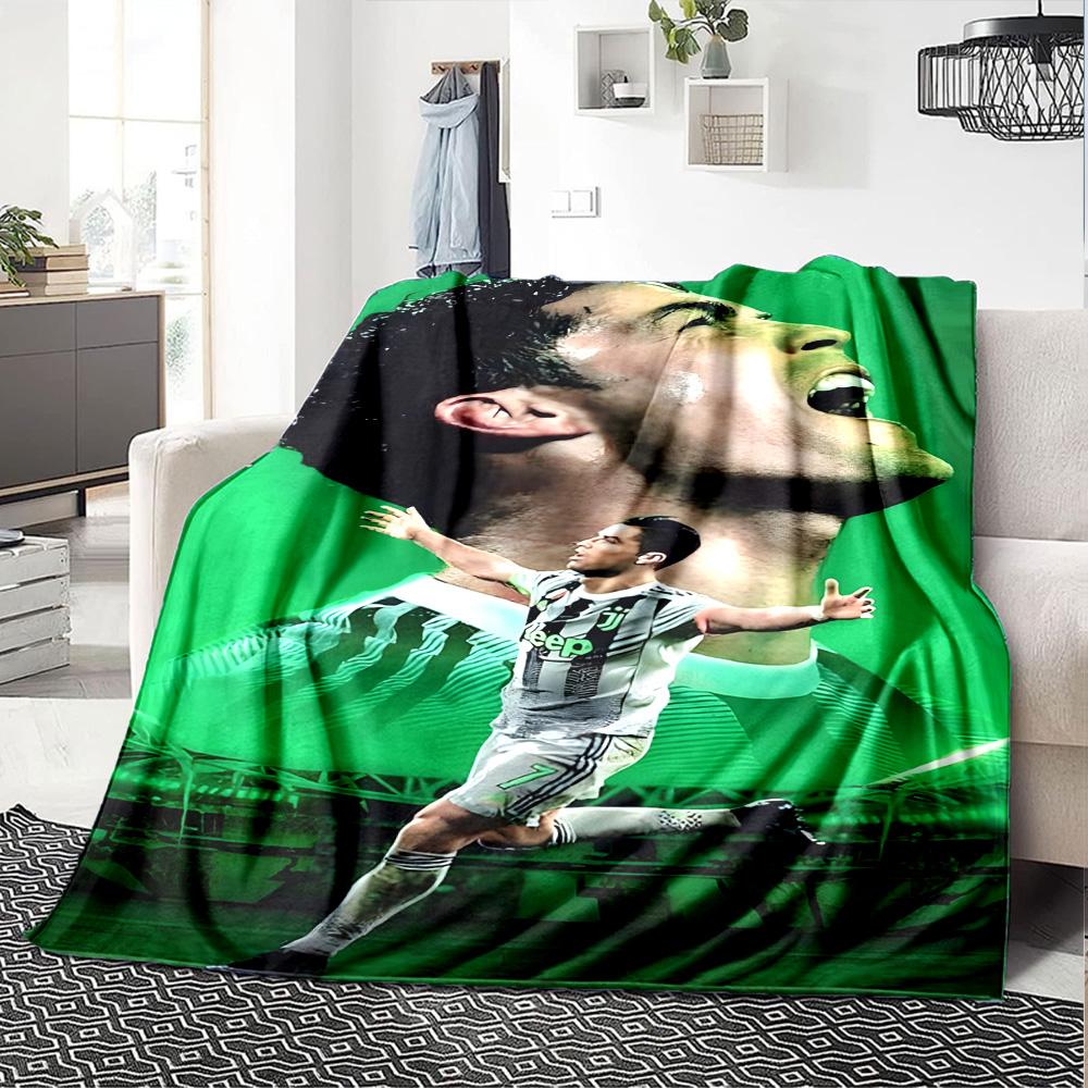 1pc Number 7 Soccer Blanket, Gift, for Men and Women, Soft Blanket, Good for Sofa Bed Couch Travel, Lightweight Flannel Blanket