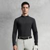 FILA Golf Series Trendy Classic Casual Sports Golf Versatile Stretch Soft Comfortable Long Sleeve T-Shirt Men Tops A11M535207FBK