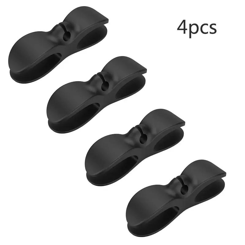 Kabelorganizer mit rundem/flachem Sockel – Draht halter für Büro & Zuhause, Kabelsammler