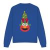 Sesame Street Unisex Adult Elmo Nutcracker Christmas Sweatshirt