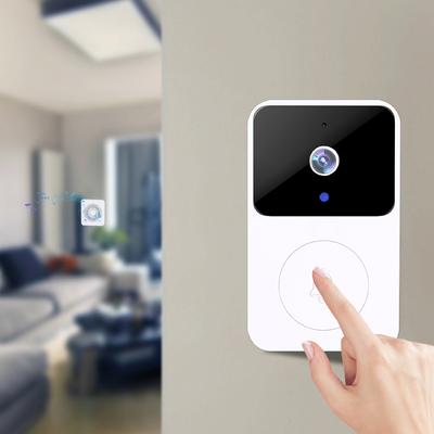 2.4GHz WiFi Wireless Video Doorbell Two-way Intercom Doorbell Camera APP Control Smart Door Bell for Home Security Alarm System