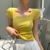 Cotton Short Sleeve T Shirt For Women With Crew Neck And Slim Fit For Summer Casual Wear