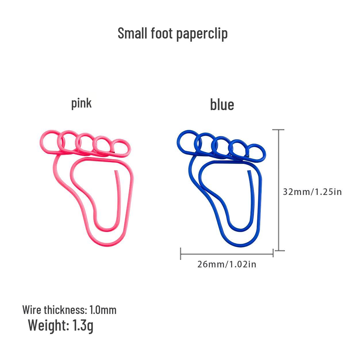

Creative Multi-Color Rotating Paper Clips for Hands and Feet - Office Organizers & Bookmarks