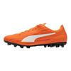 Puma Rapido 3 Mg Artificial Grass Soccer Shoes Men Soccer Shoes White Orange 106573-09