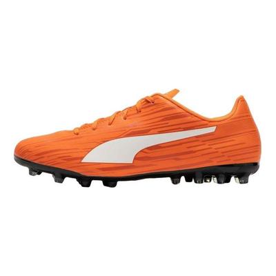 Rapido 3 Mg Artificial Grass Soccer Shoes Men Soccer Shoes White Orange 106573-09