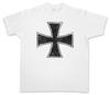 CLASSIC IRON CROSS VINTAGE LOGO T-SHIRT - Biker EK Eisernes Honor Kreuz Medal