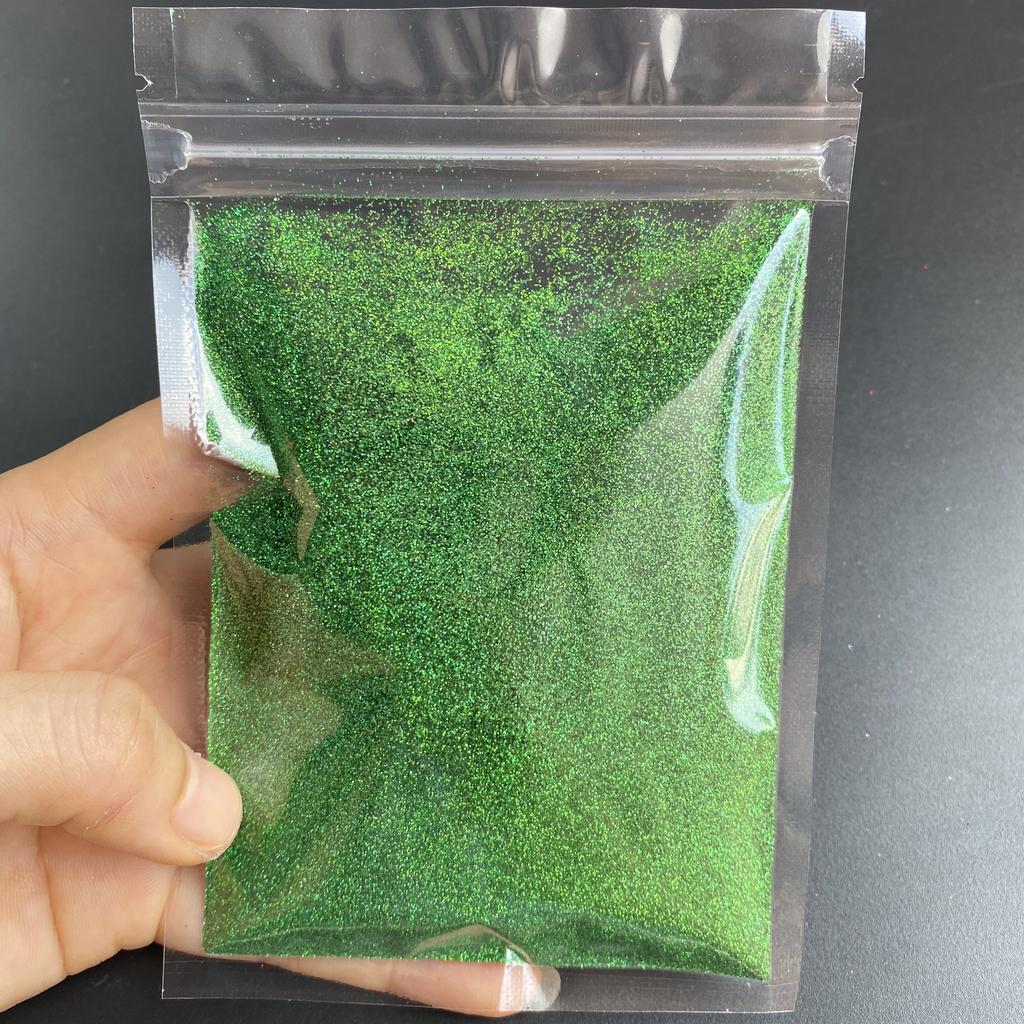 Bulk Solvent Resistant High Sparkling Holographic Glitter  Polyester Ultra Fine Glitter for Resin Crafts
