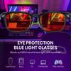 Blue Light Blocking Italian Style PC UV 8082Z01 [Cyxus] Glasses, Glasses, Glasses, Non-Prescription, Ultra-Lightweight, Protection, Stylish, Unisex,