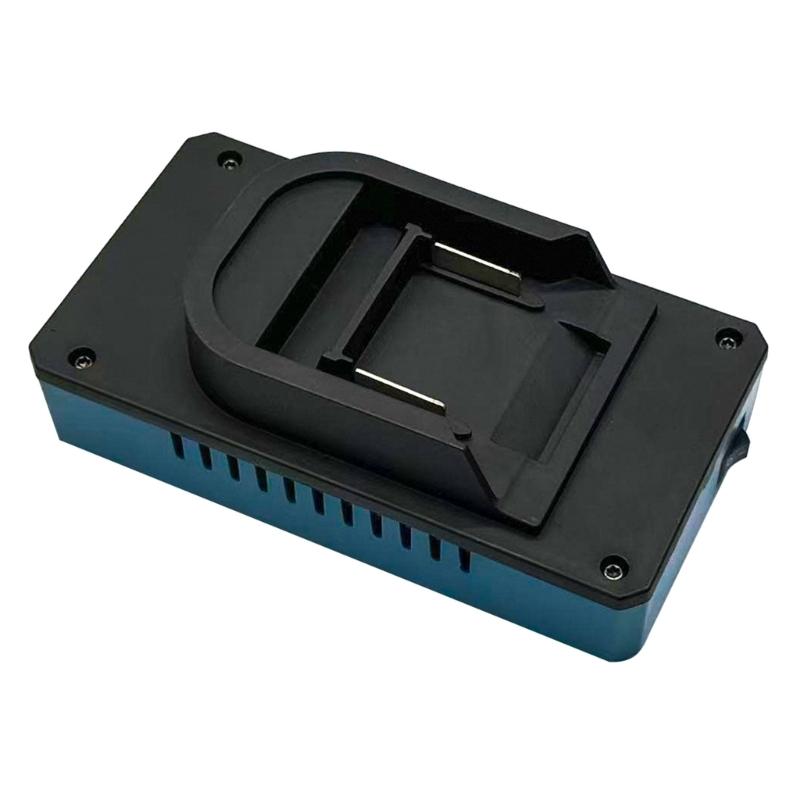 Multiple Port USB Charging and Power Converter 18-21V to 220V Featuring 2 Alternating Current Outlets 3 USB Port 1 Type C