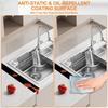 Silicone strip for the gap cover of the stove counter, heat-resistant oven gap filler, sealing, stain-resistant and easy to clea