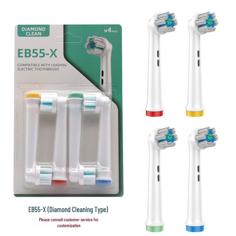 Совместимые сменные насадки для электрической зубной щетки Oral-B: D100/3709, Круглая головка, D12/D16.