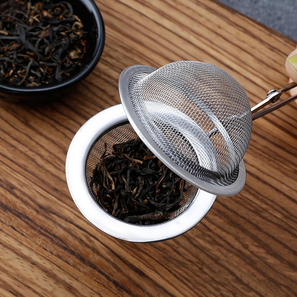 Stainless Steel Tea Ball, Stainless Steel Wei Bao Stainless Steel Tea Infuser, Filter Ball, Mesh Stainless Steel Tea Mesh Clamp