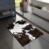 Animal Skin Pattern Area Rug Cow Fur Pattern Print Rug Rustic Farm Animal Carpet for Non Slip Door Mat Sofa Table Floor Rug