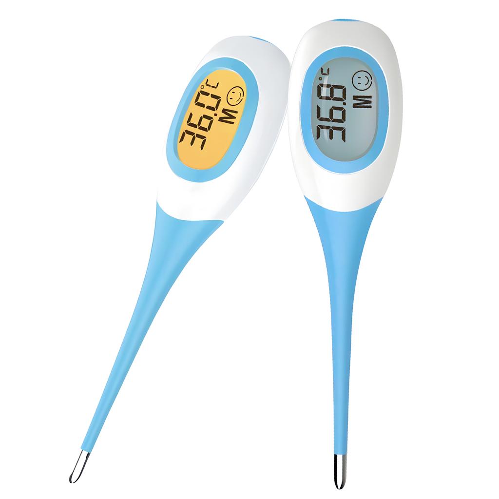 Haustier-Thermometer, LED Digitales Elektronisches Tierarzt-Thermometer, Sicheres Genaues Temperaturwerkzeug für Hund und Katze