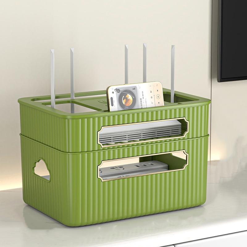 Wifi Router Organizer TV Set-top Box Shelves Socket Wire Organizing Wireless Optical Cat Placement