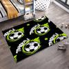 "Soccer Ball Green Graffiti Style Carpet for Living Room Decor" Suitable for use as an anti-slip for living room bedroom sofas