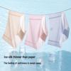 Cooling Ice Silk Seamless Women's Quick-Dry Ultra-Thin Breathable Antibacterial Triangle Briefs