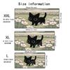 Cute Cat Mouse Pad Large Computer Office Game Table Mat 90x40 XXL Rubber Non-slip Stitched Edge Keyboard Mats Washable Desk Pads