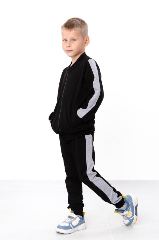 Boys’ Athletic Set – Elastic Waist Pants & Colorful Lampos Detail, Any season, 6152-057-4 HC
