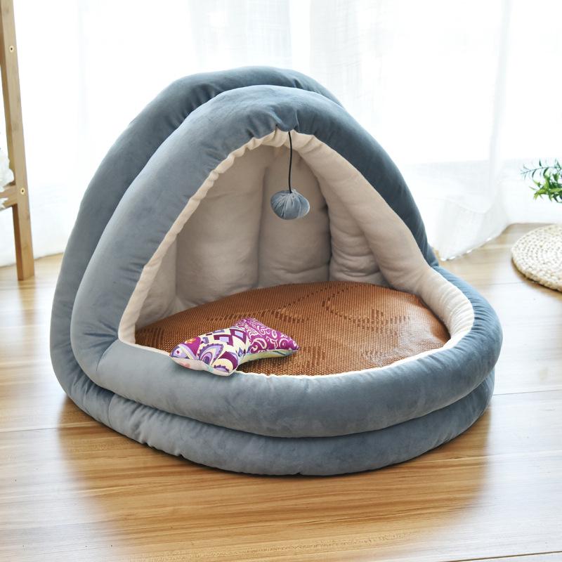 enclosed cat bed