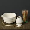 5Pcs Japanese Matcha Tea Set Spout Matcha Bowl Bamboo Whisk And Holder Strainer Scoop Artisanal Matcha Brewing Kit
