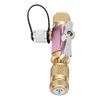 HVAC Valve Core Removal Tool Double O Ring Sealed Adjustable Vacuum Rated Valve Core Remover Installer Tool with Wrench