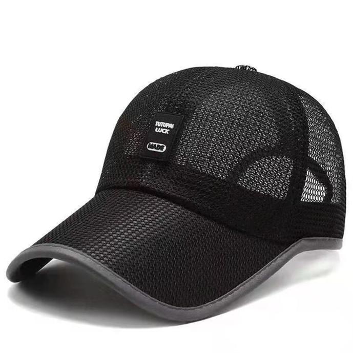 Men's Casual Mesh Baseball Cap with Sunscreen Protection for Outdoor Activities