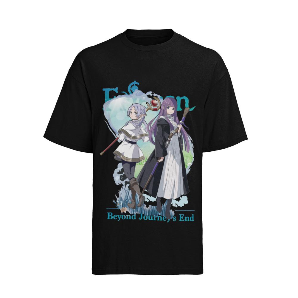 

Frieren Beyond Journey s End Anime Damen Oversize Shirt Baumwolle 4XL