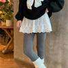 Korean Style Lace Underskirt Slips Anti-glare Lace Lining Petticoat Sweet Mini Short Dress  Girls