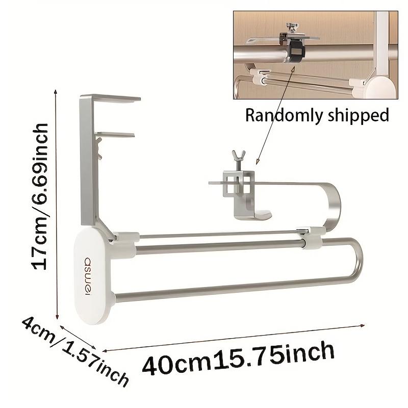 

[HGS]Extendable Space-saving Hooks Durable And Portable Trouser And Skirt Home Storage Solution Suitable For Home And Travel