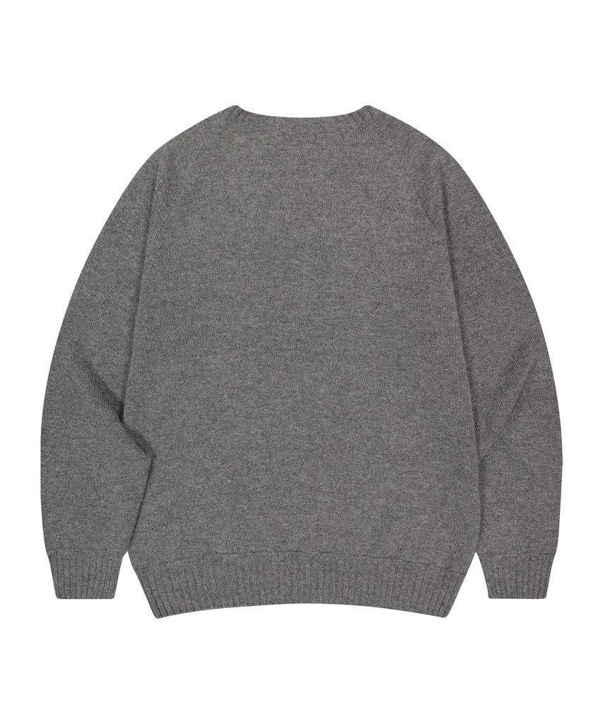 OFFGRID Og Whole Garment Alpaca Knit - Grey