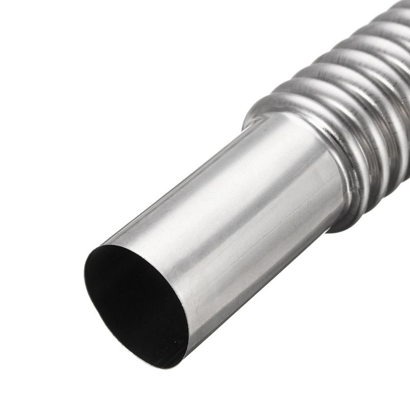Diesel Heater Exhaust Pipe Stainless Steel Extension Oil Vent Hose Universal Parking Heater Tubing Hose Pipe Engine Heater Parts