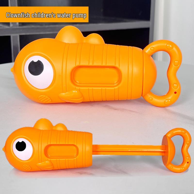 Kids' Shark Water Gun Outdoor Play Toy: Parent-Child Beach Battle Pump Pistol