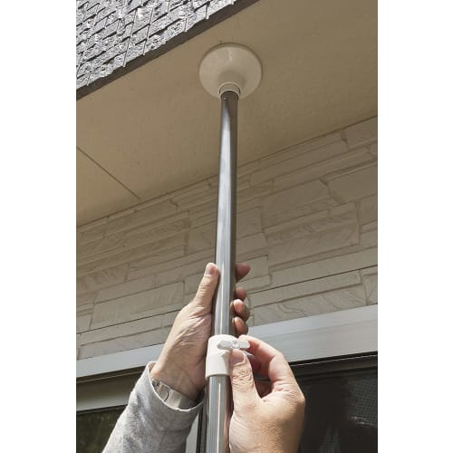 Iris Ohyama SVI-300NR Stainless Steel Tension Clothes Dryer for Balcony Use, Height 210-300cm