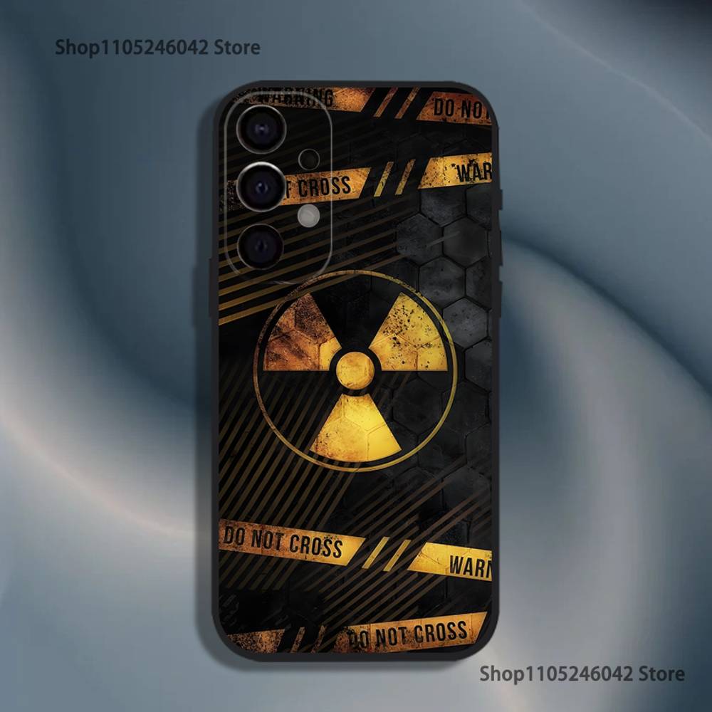 B-Biochemical C-Crisis Symbol Phone Case For Samsung S26,S25,S24,S21,S22,S23,S30,Ultra,S20,Plus,Fe,Lite,5G Black Cover