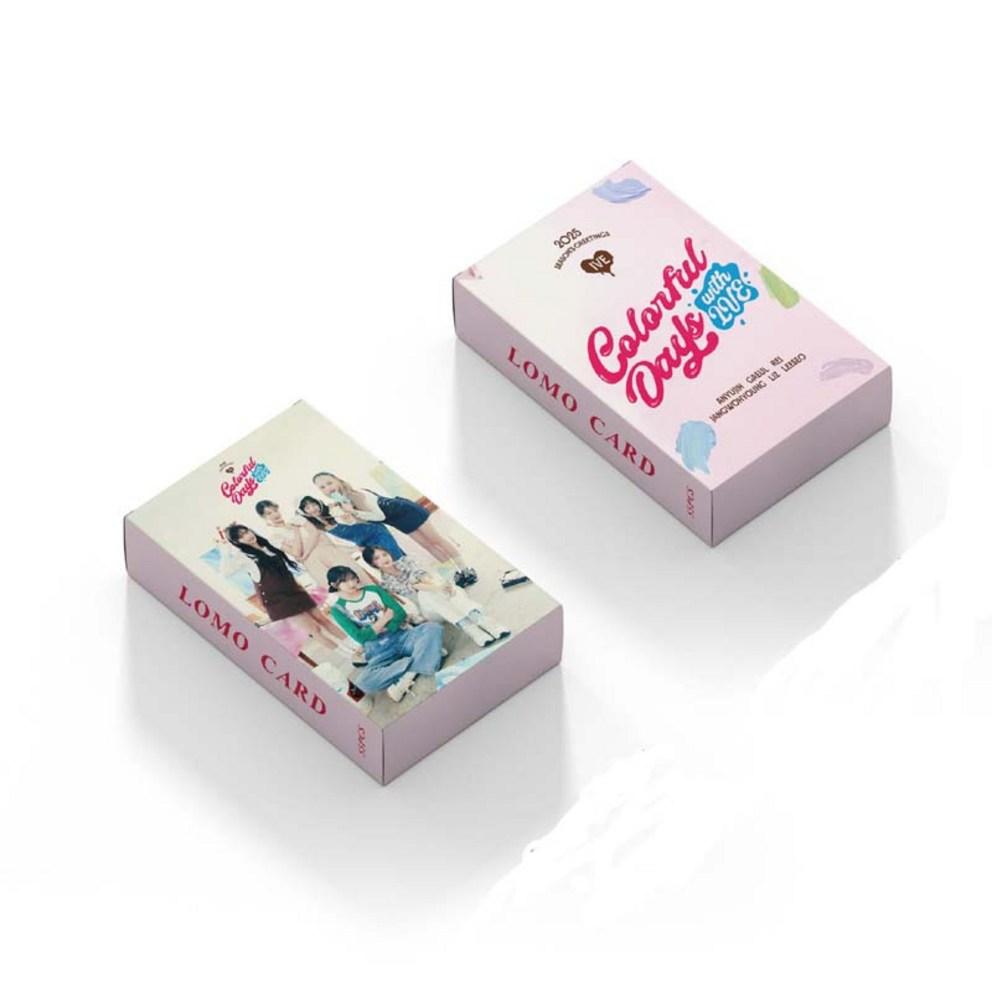 Ive Foca Photocard Hologram Season's Greetings 2025 COLORFUL DAYS 1 Box (55 Sheets) / Jang Won-young, An Yu-jin, Ray, Lee Seo, Ga-eul