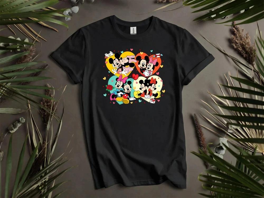 lhearts Valentines Mickey Tshirt S