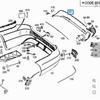 Mercedes-Benz W212 E300 Heckstoßstange Diffusor Blende